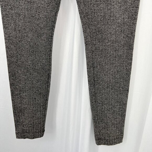 Athleta Women's XS Delancey Herringbone Tight Black Abalone Grey Athletic Pocket - Picture 3 of 10